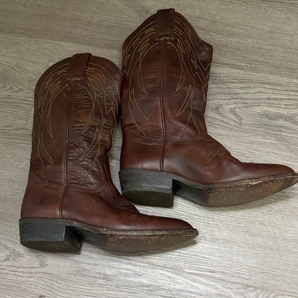 Frye Billy Pull On Cowboy Boots - Picture 7 of 8
